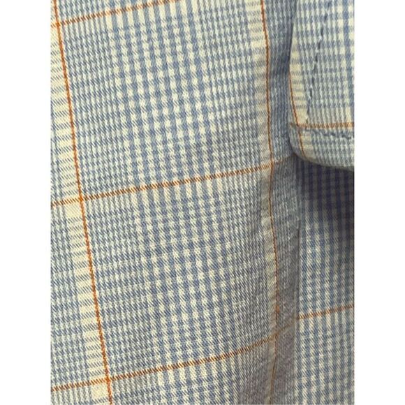 Michael Kors Mens XXL 2XL Button Down Shirt Slim Fit Plaid Pattern Long Sleeve - Picture 5 of 10